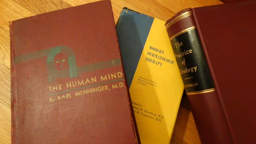 Vintage Physician Medical Manuals and Textbooks