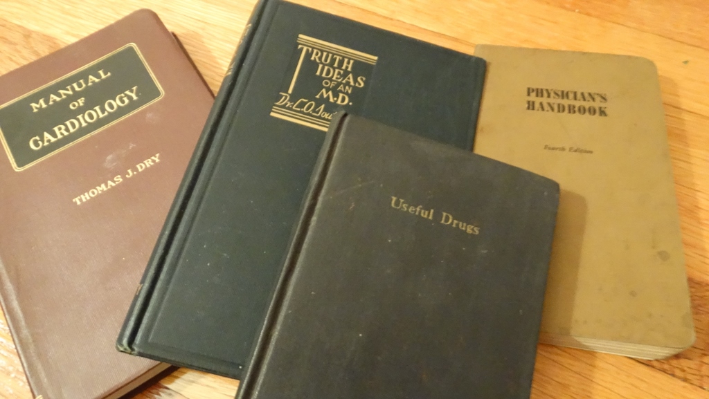 Vintage Physician Medical Manuals and Textbooks