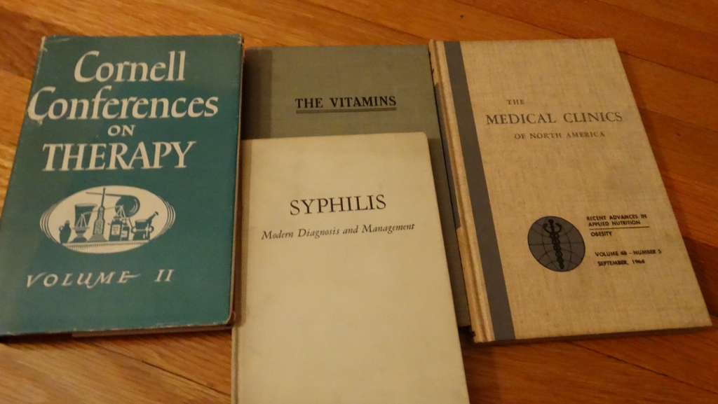 Vintage Physician Medical Manuals and Textbooks