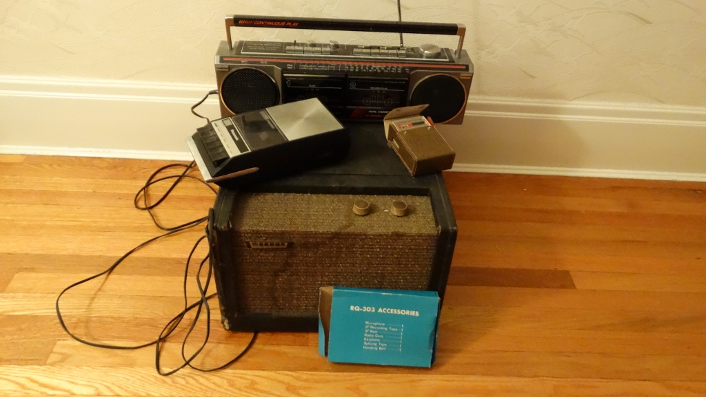 Webcor Record Player and Other Vintage Audio Devices