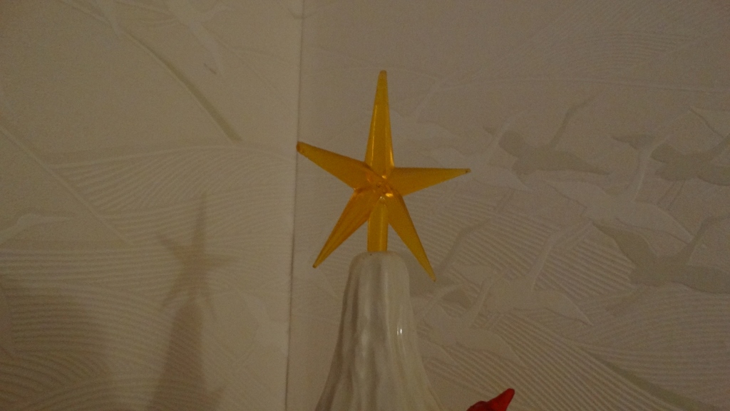 Vintage Lighted White Ceramic Christmas Tree