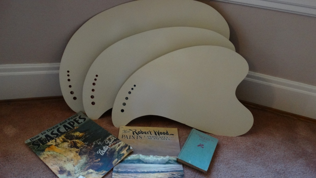 Fiberglass Paint Palettes, Foster Art Guides, and Bird Guide