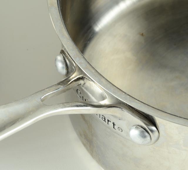 A Pair of Cuisinart Steel Cooking Pots