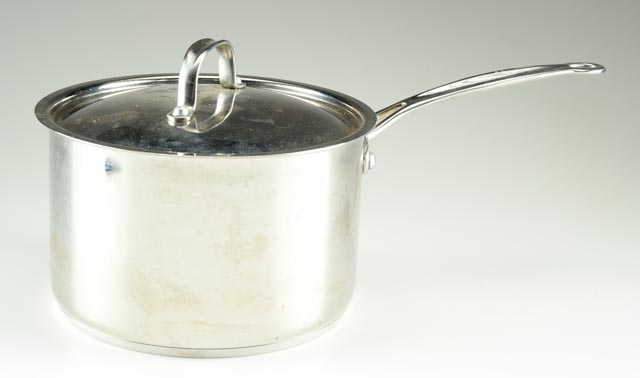 A Pair of Cuisinart Steel Cooking Pots