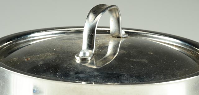 A Pair of Cuisinart Steel Cooking Pots