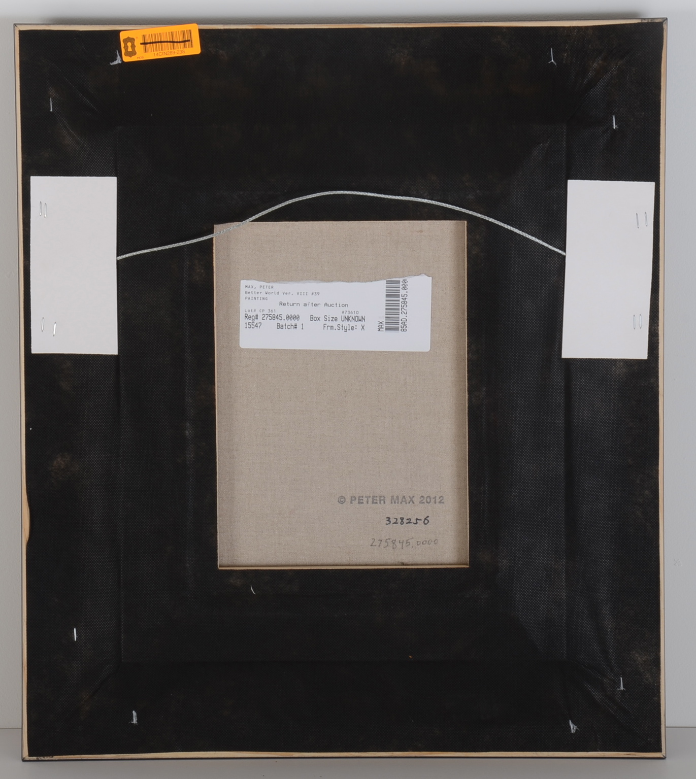 Original Peter Max Painting "Better World Version VIII"