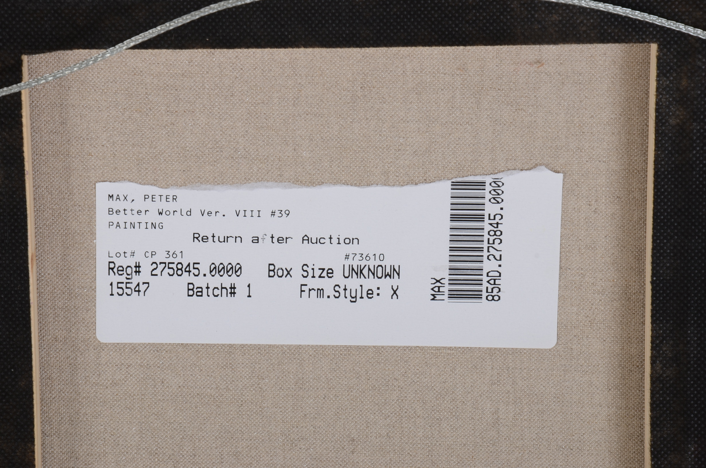 Original Peter Max Painting "Better World Version VIII"