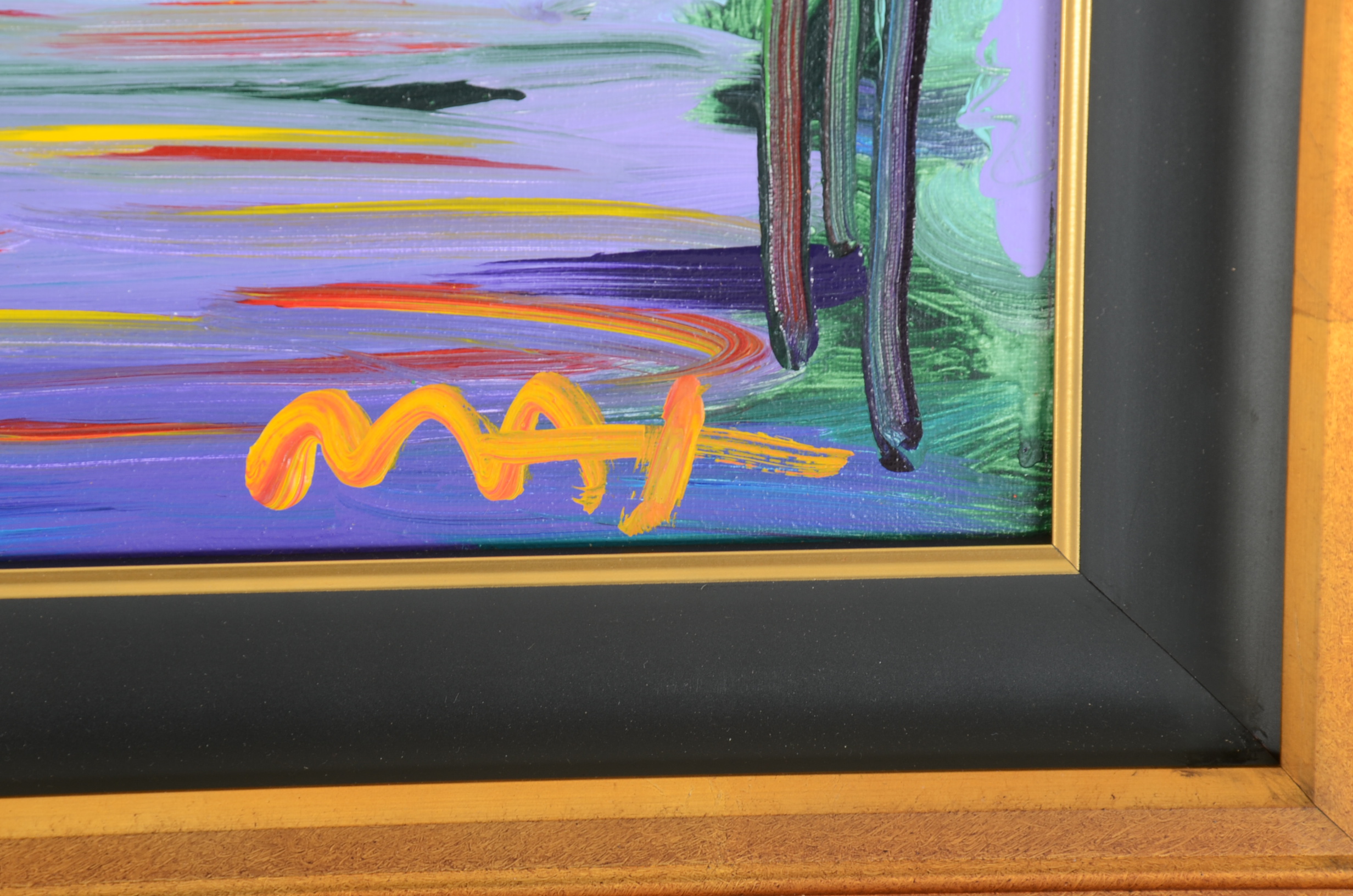 Original Peter Max Painting "Better World Version VIII"