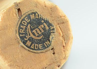 Vintage Wood Carved Anri Cork Set