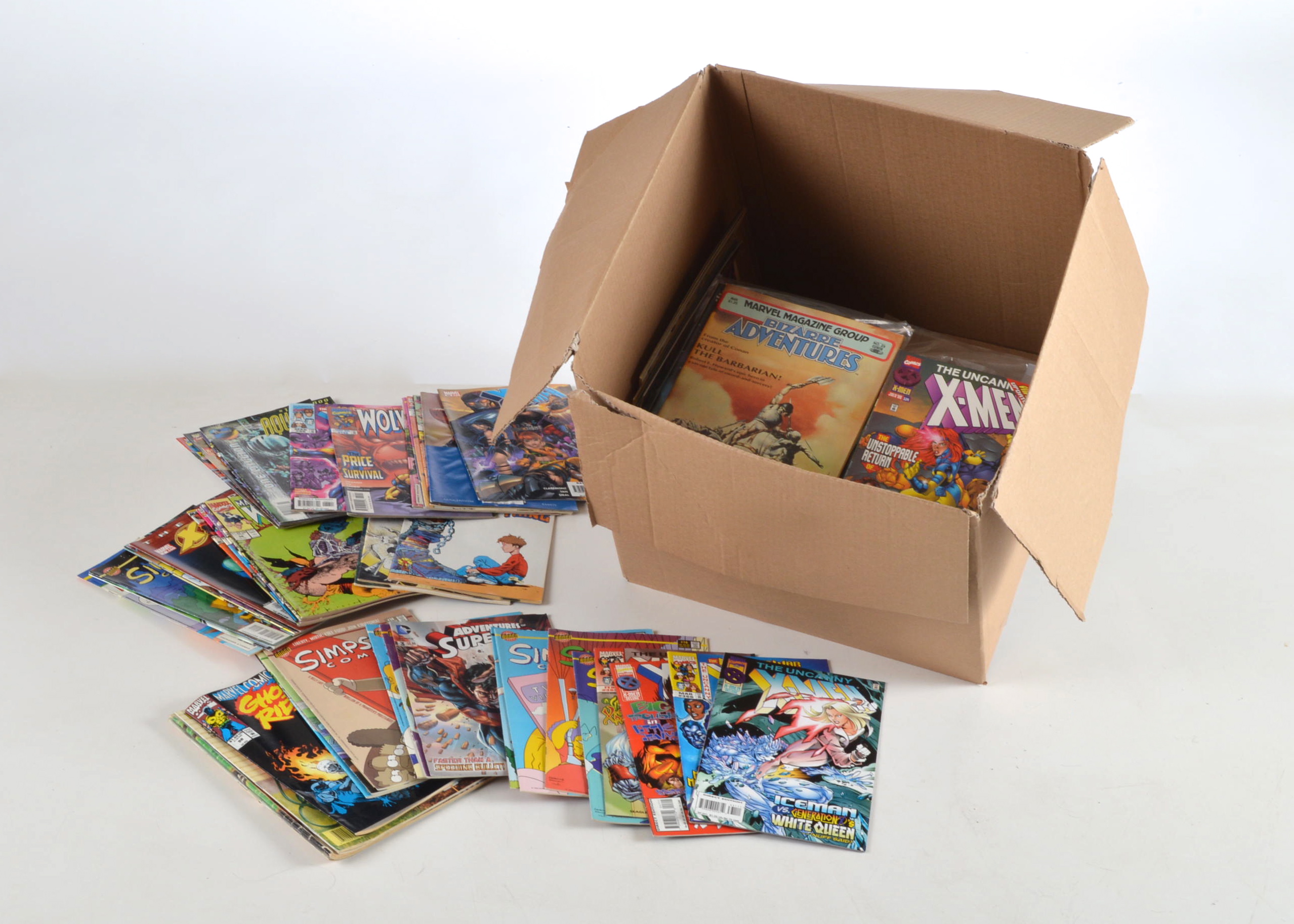 Approximately Two Hundred Modern Comic Books