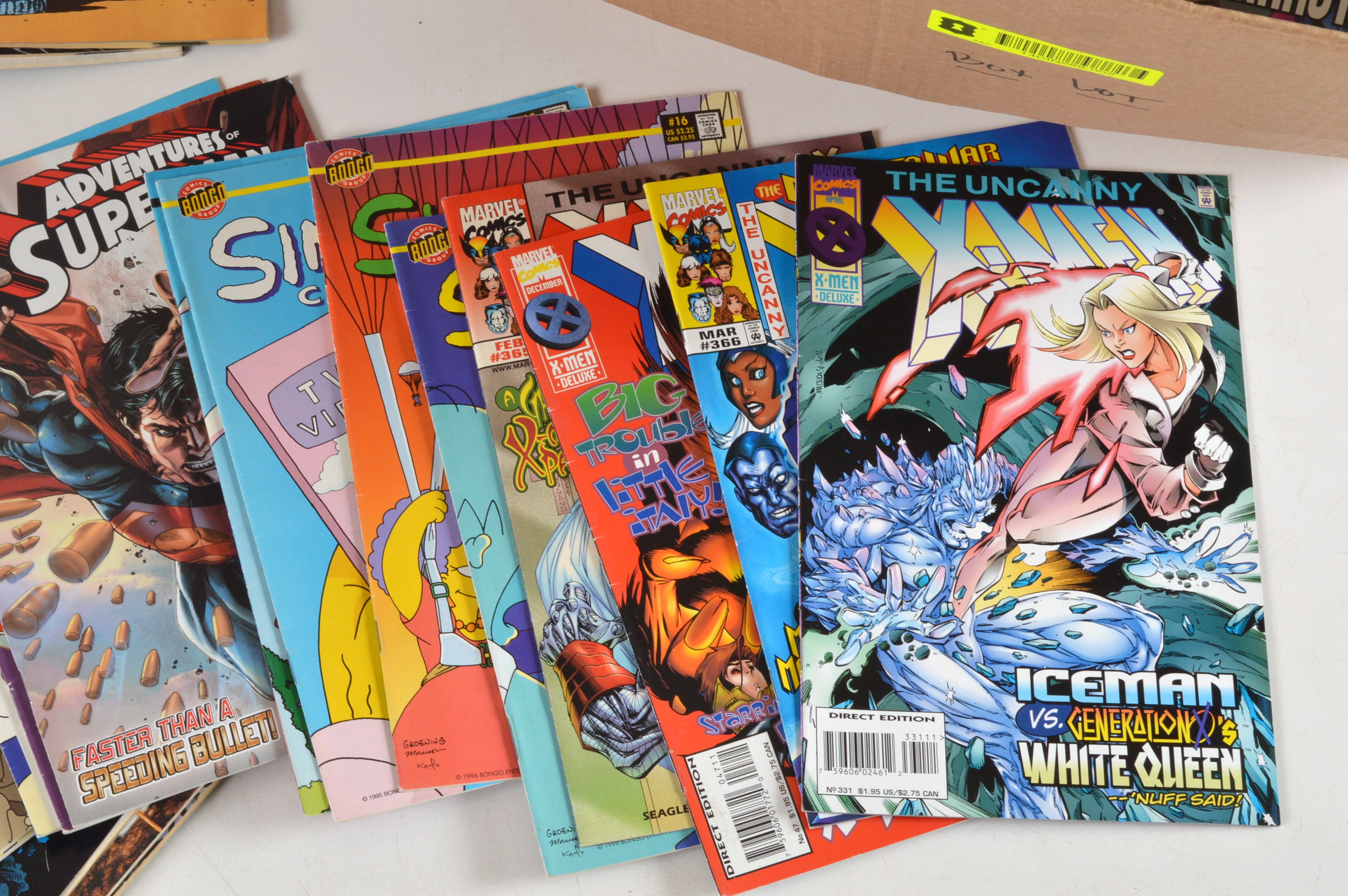 Approximately Two Hundred Modern Comic Books