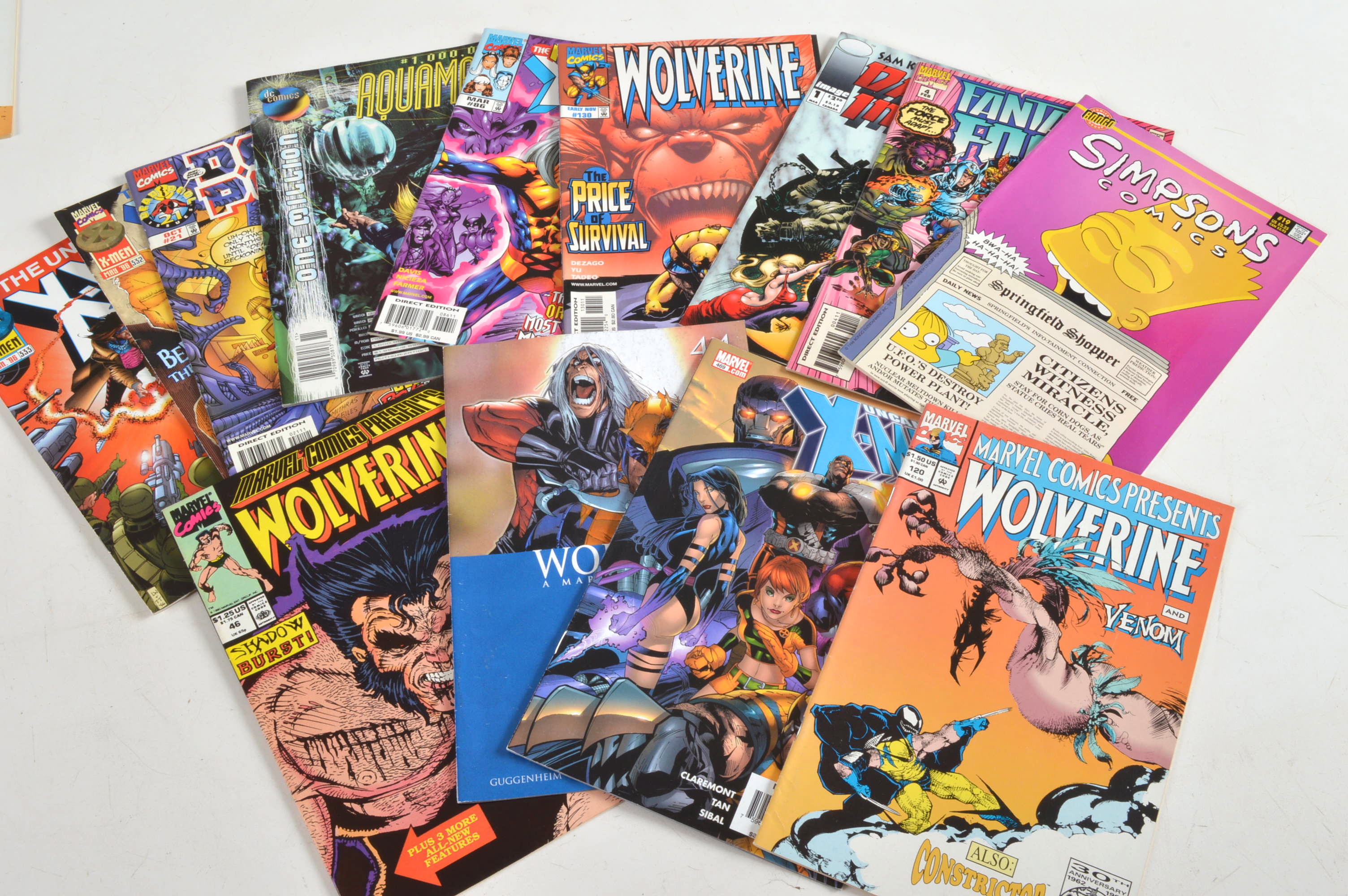 Approximately Two Hundred Modern Comic Books