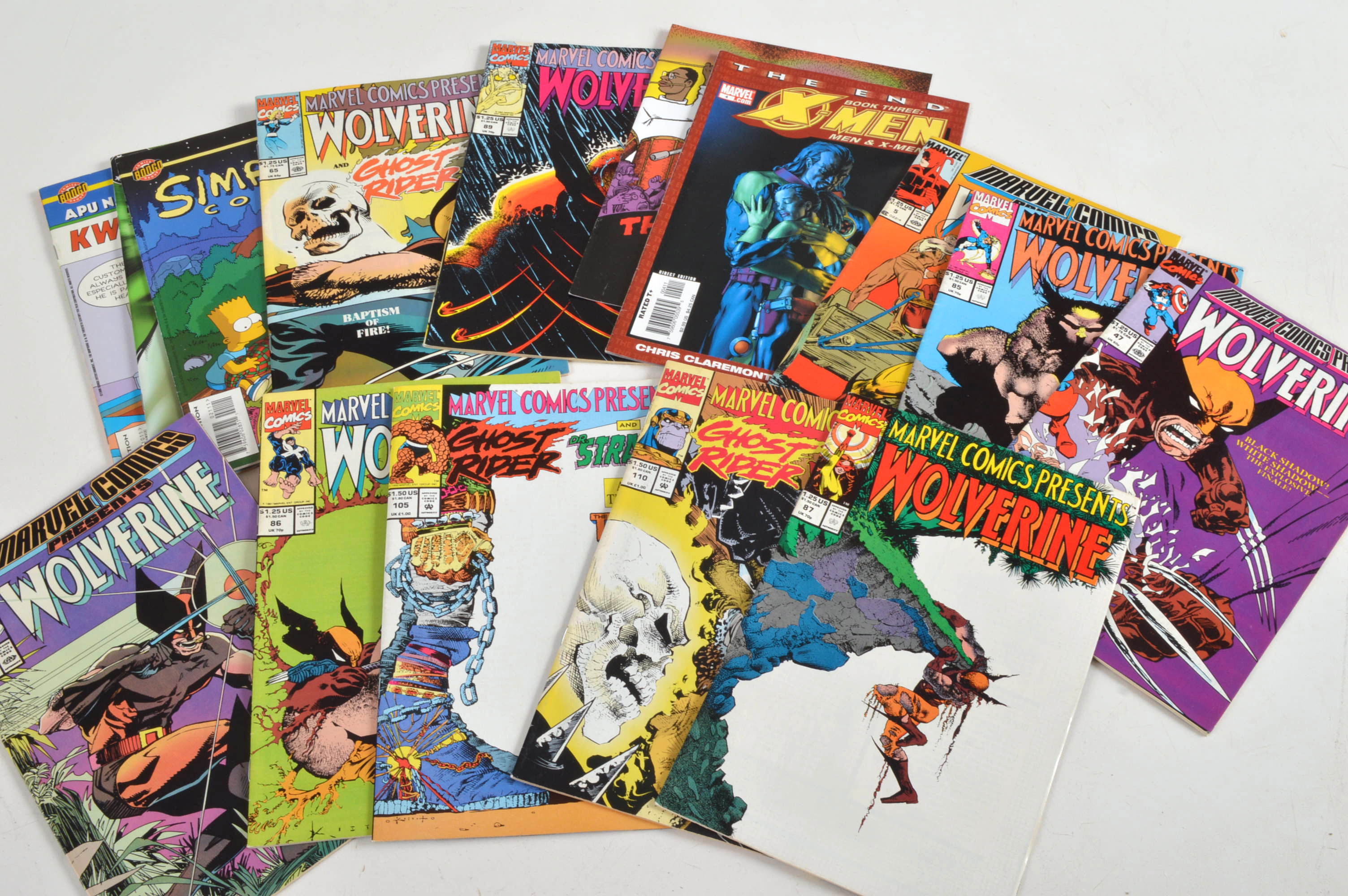 Approximately Two Hundred Modern Comic Books