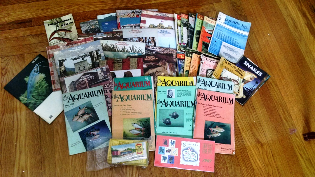 Vintage Aquarium Magazines and Other Ephemera