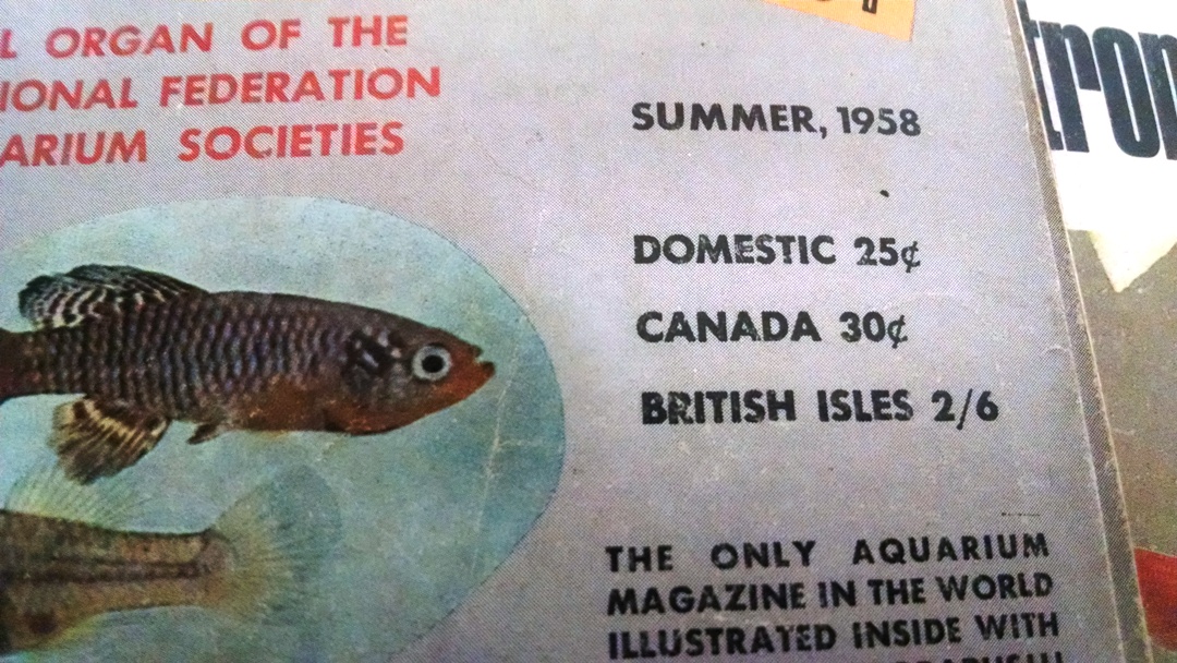 Vintage Aquarium Magazines and Other Ephemera