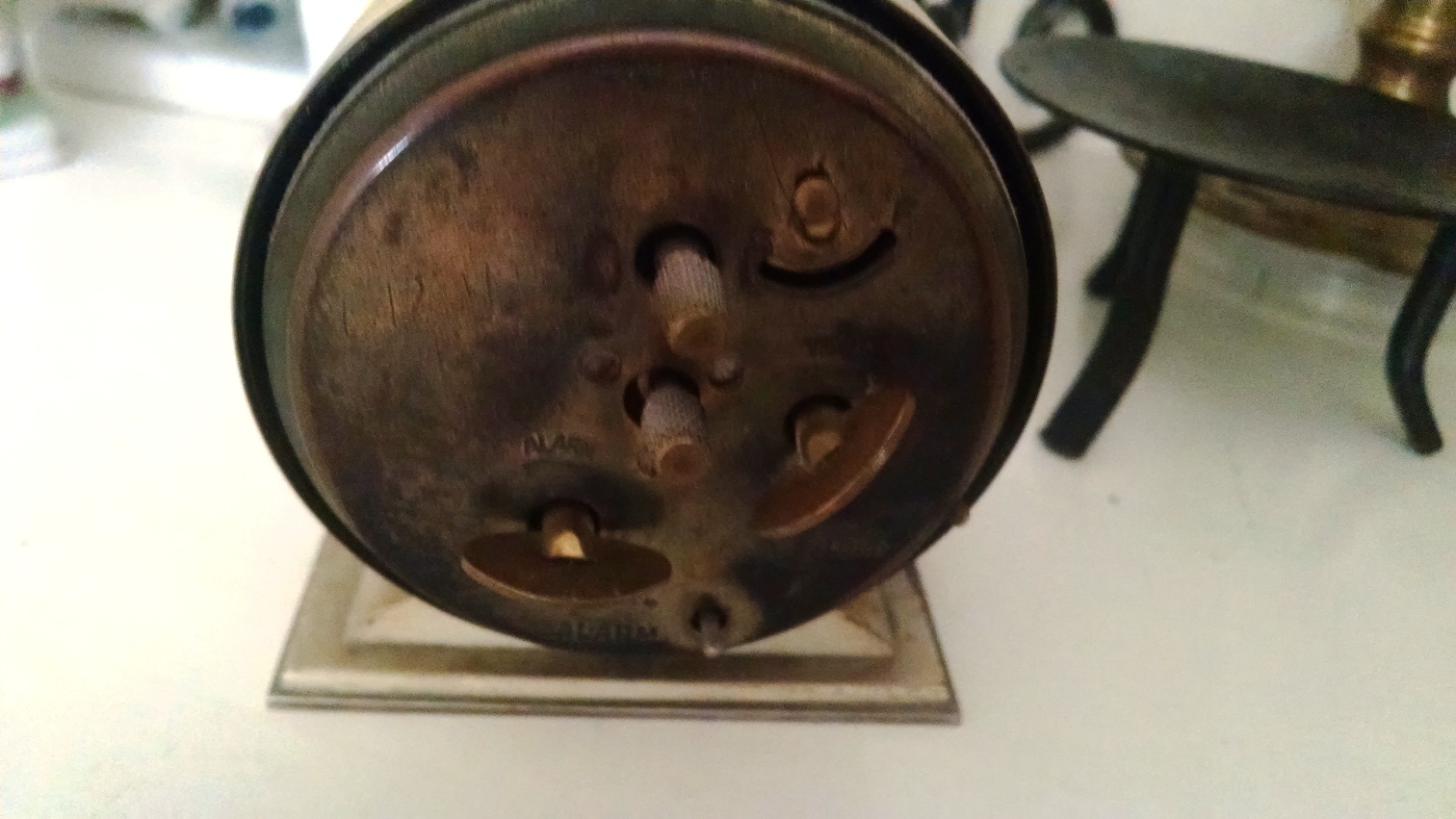 Grouping of Vintage Ceramic Figurines and Metal Candleholders