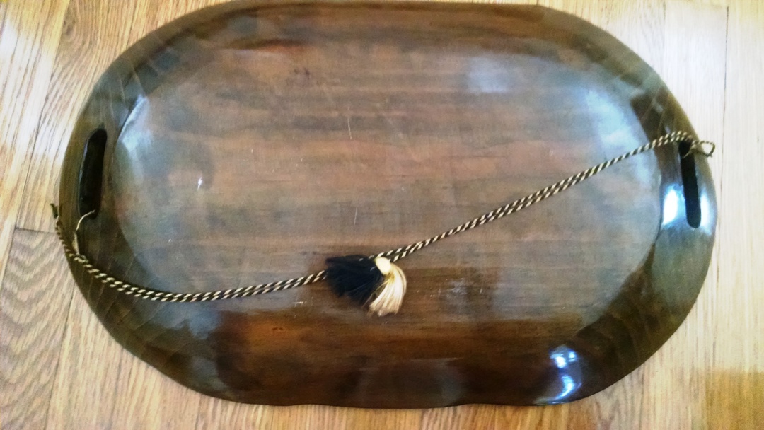 Group of Three Vintage Wooden Trays