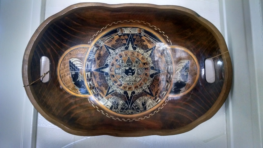 Group of Three Vintage Wooden Trays