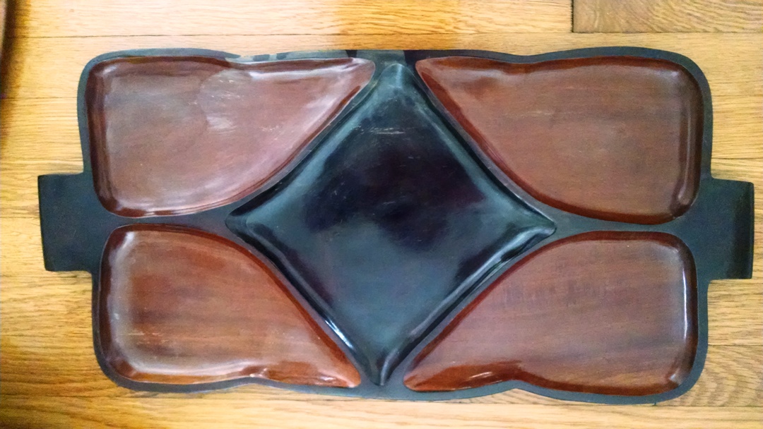 Group of Three Vintage Wooden Trays