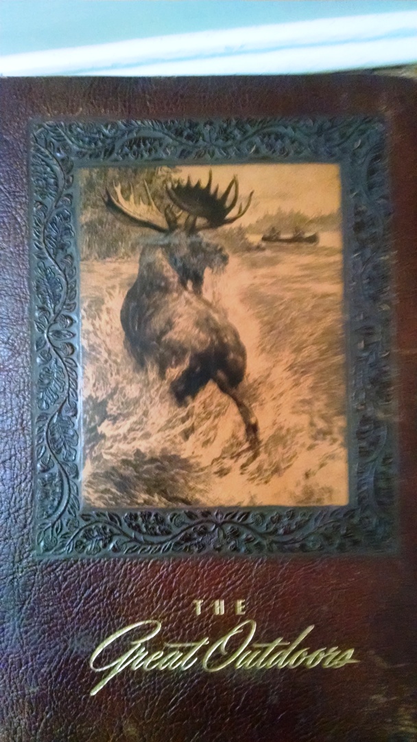 First Edition "The Great Outdoors" Book & Vintage Sporting Goods 