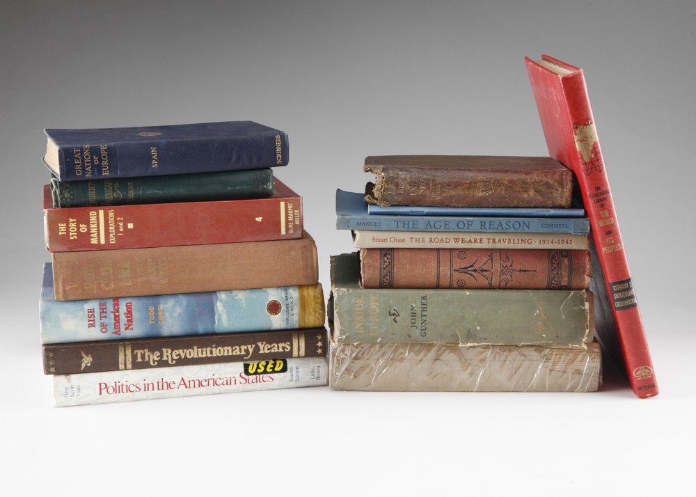 Vintage History Book Set