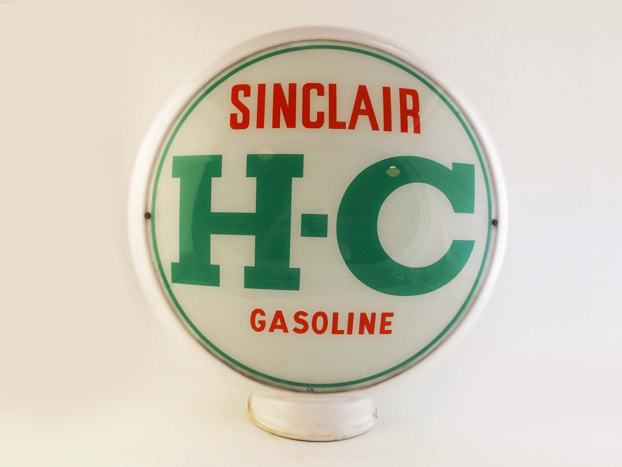 Original Sinclair H-C Gas Pump Globe