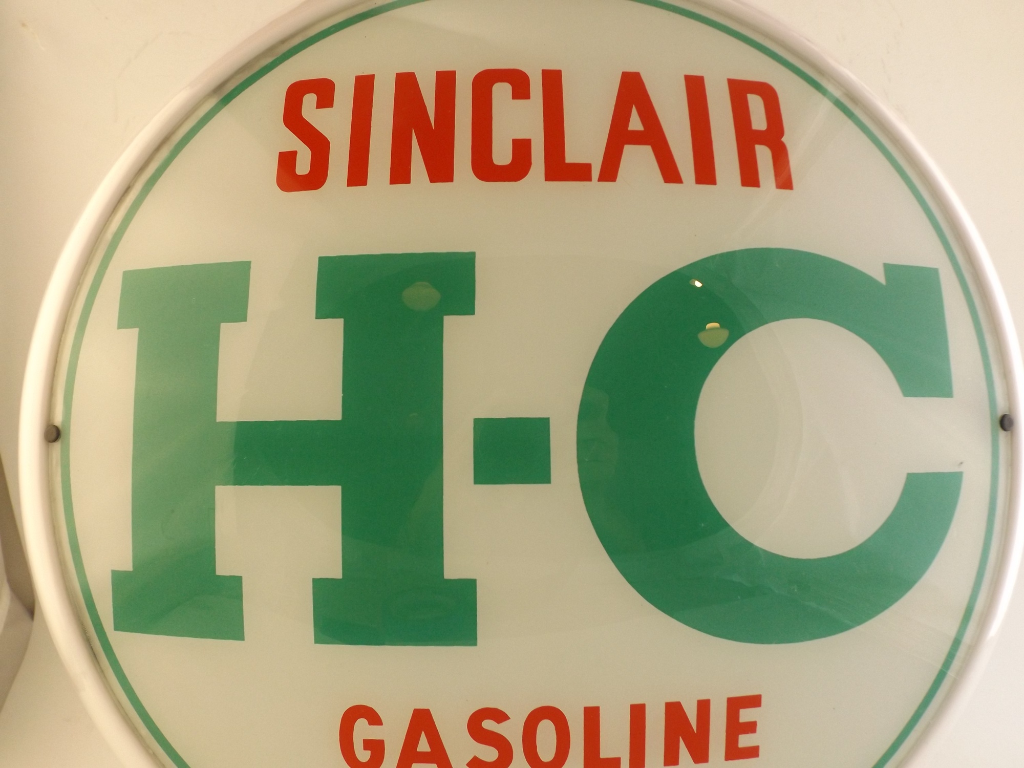 Original Sinclair H-C Gas Pump Globe