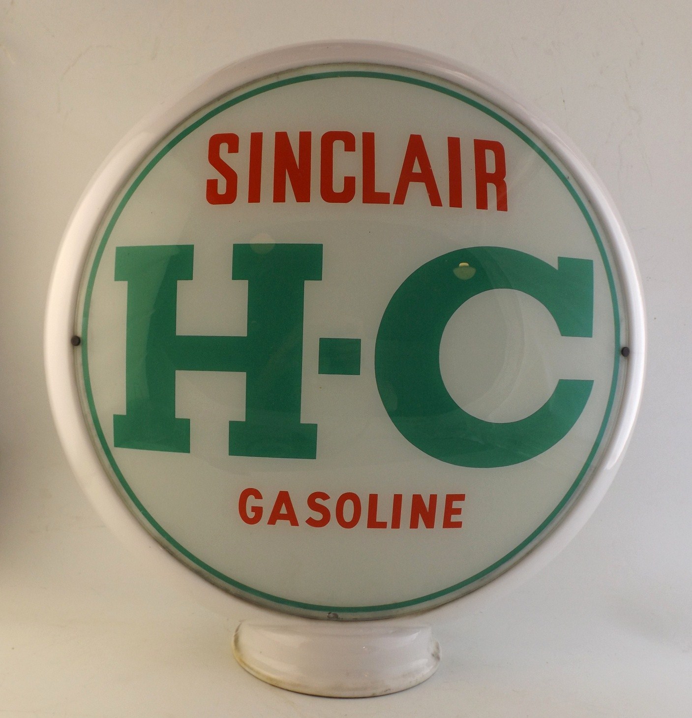 Original Sinclair H-C Gas Pump Globe