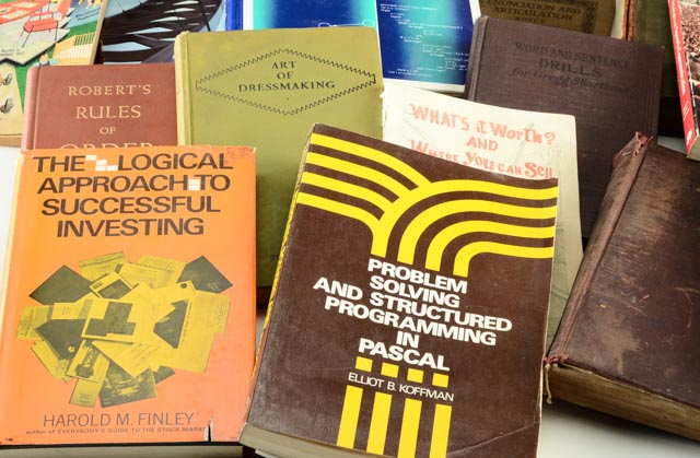 Vintage and Modern Educational and How-To Books