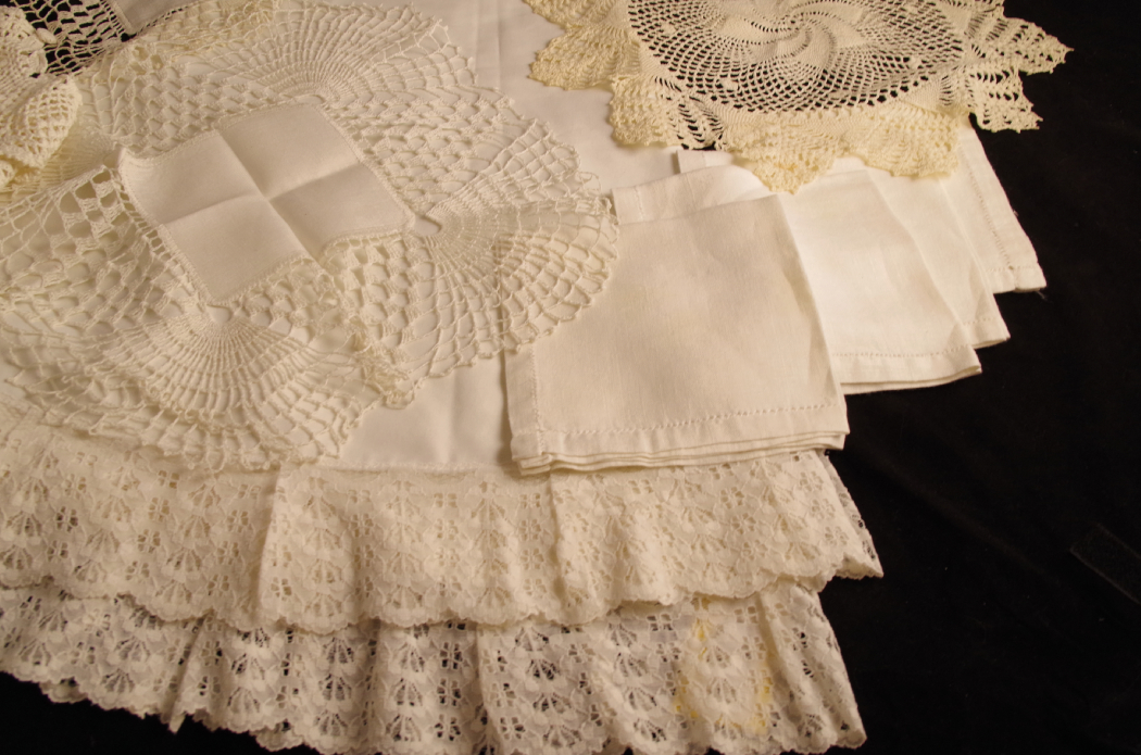 Vintage Linens and Cross Stitch Family Tree