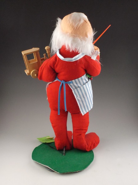Collectible Handcrafted 1981 Annalee Toy Maker Santa Doll