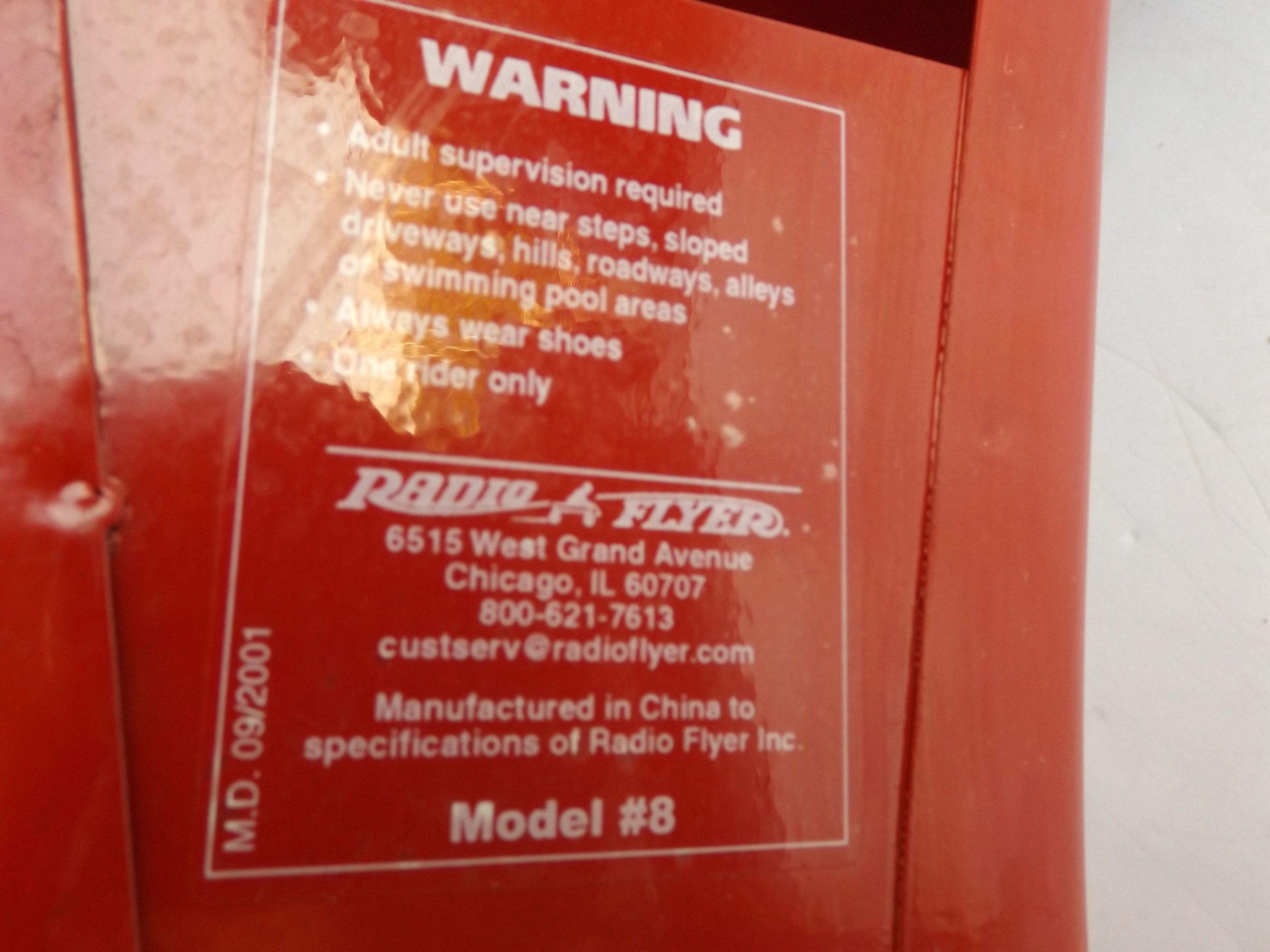 Vintage Radio Flyer Little Red Roadster Race Car