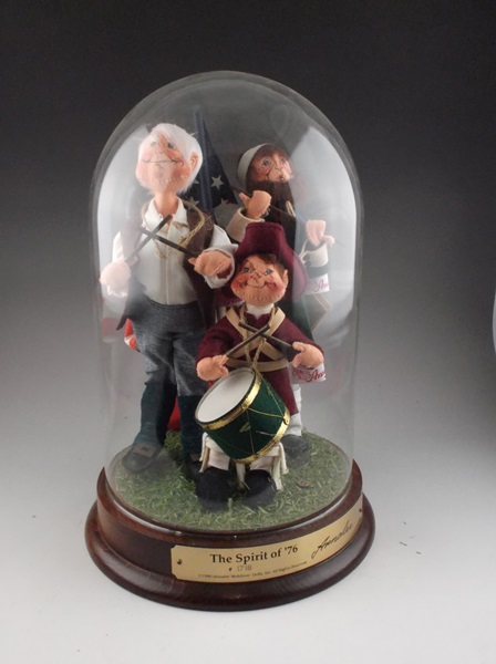 Collectible Handcrafted 1991 Annalee Spirit of '76 Doll Set