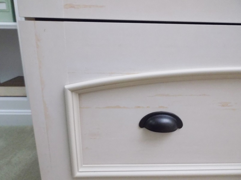 Distressed French Country Style File Cabinet