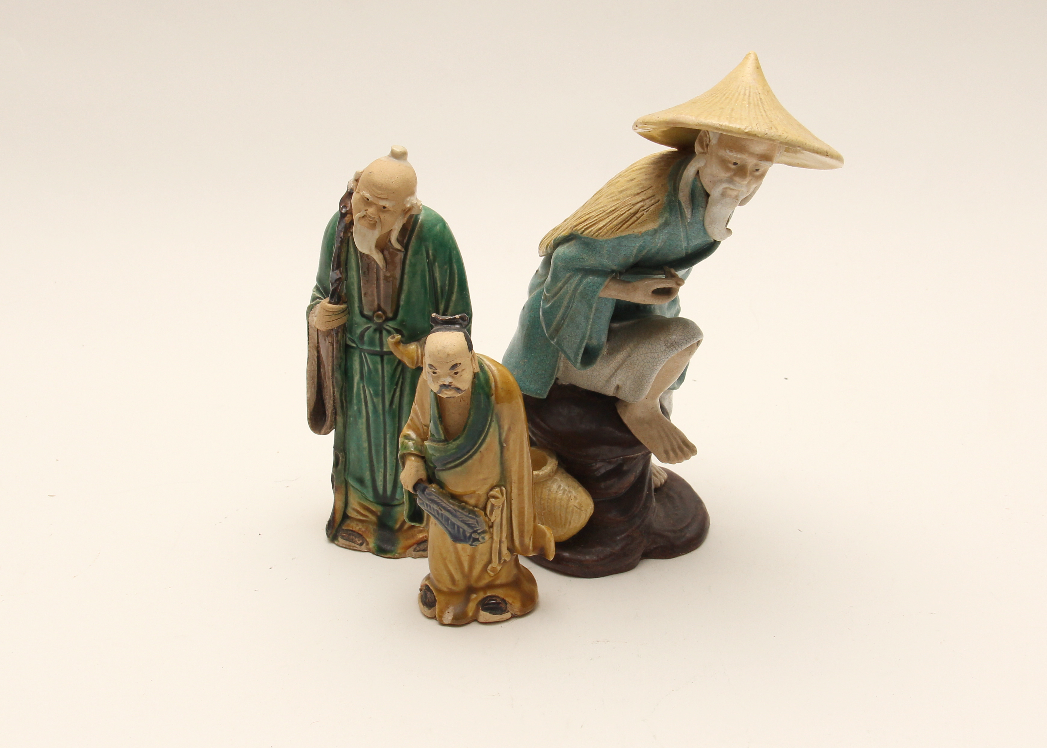 Chinese Mud Men Figures