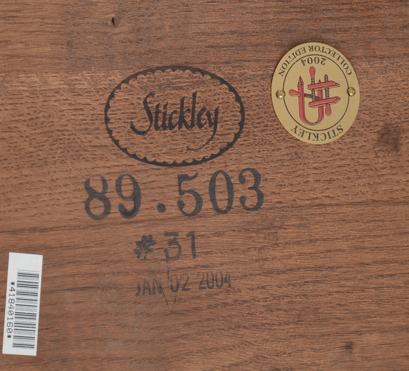 Contemporary Stickley Chairside Table