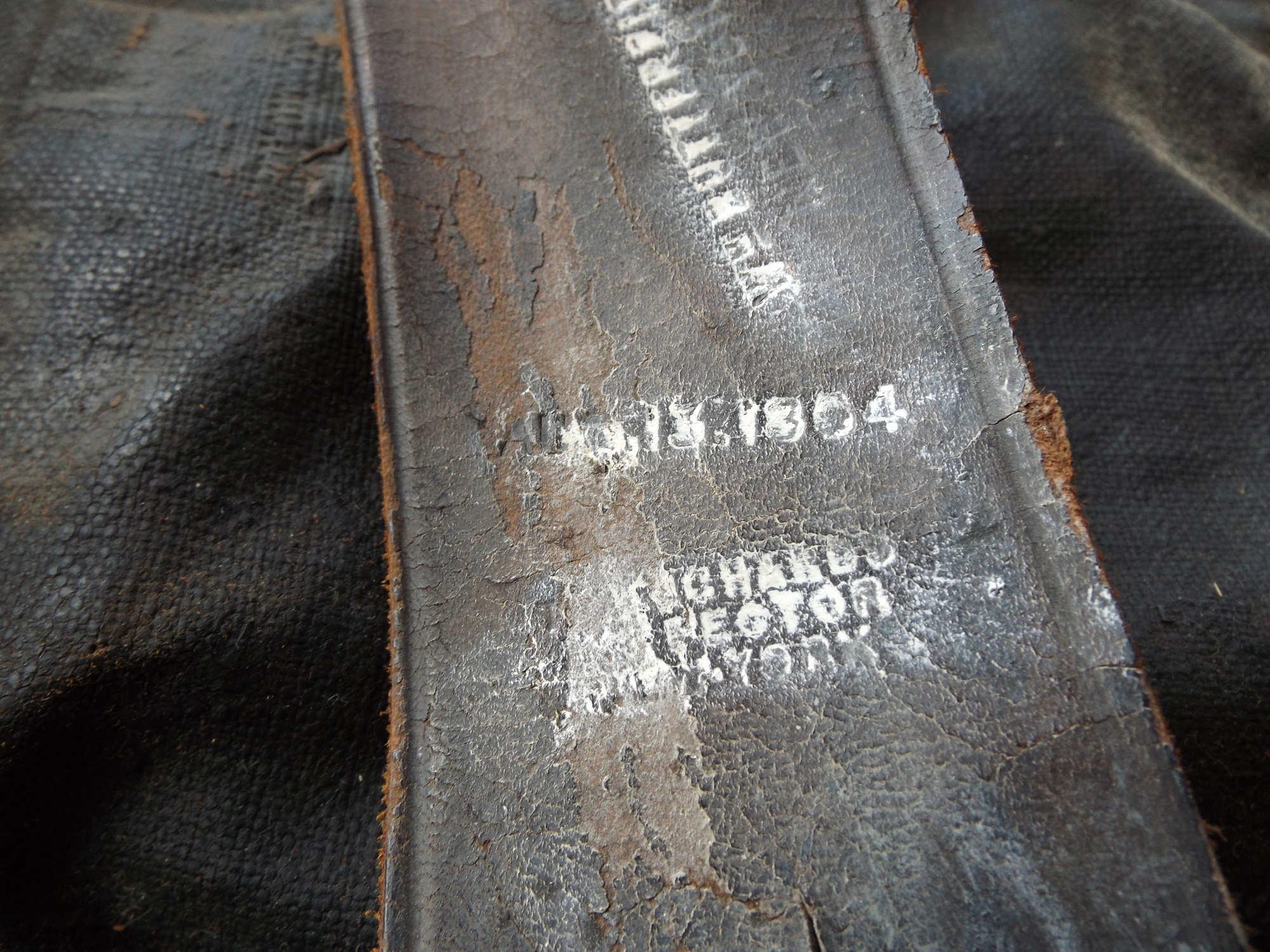 Civil War Tarred Canvas Knapsack, c. 1864