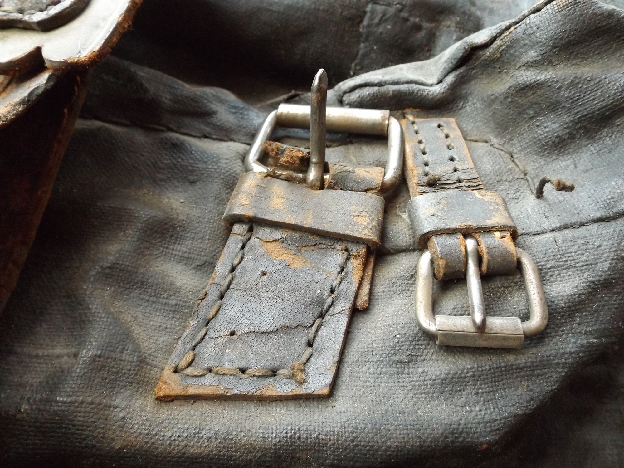 Civil War Tarred Canvas Knapsack, c. 1864