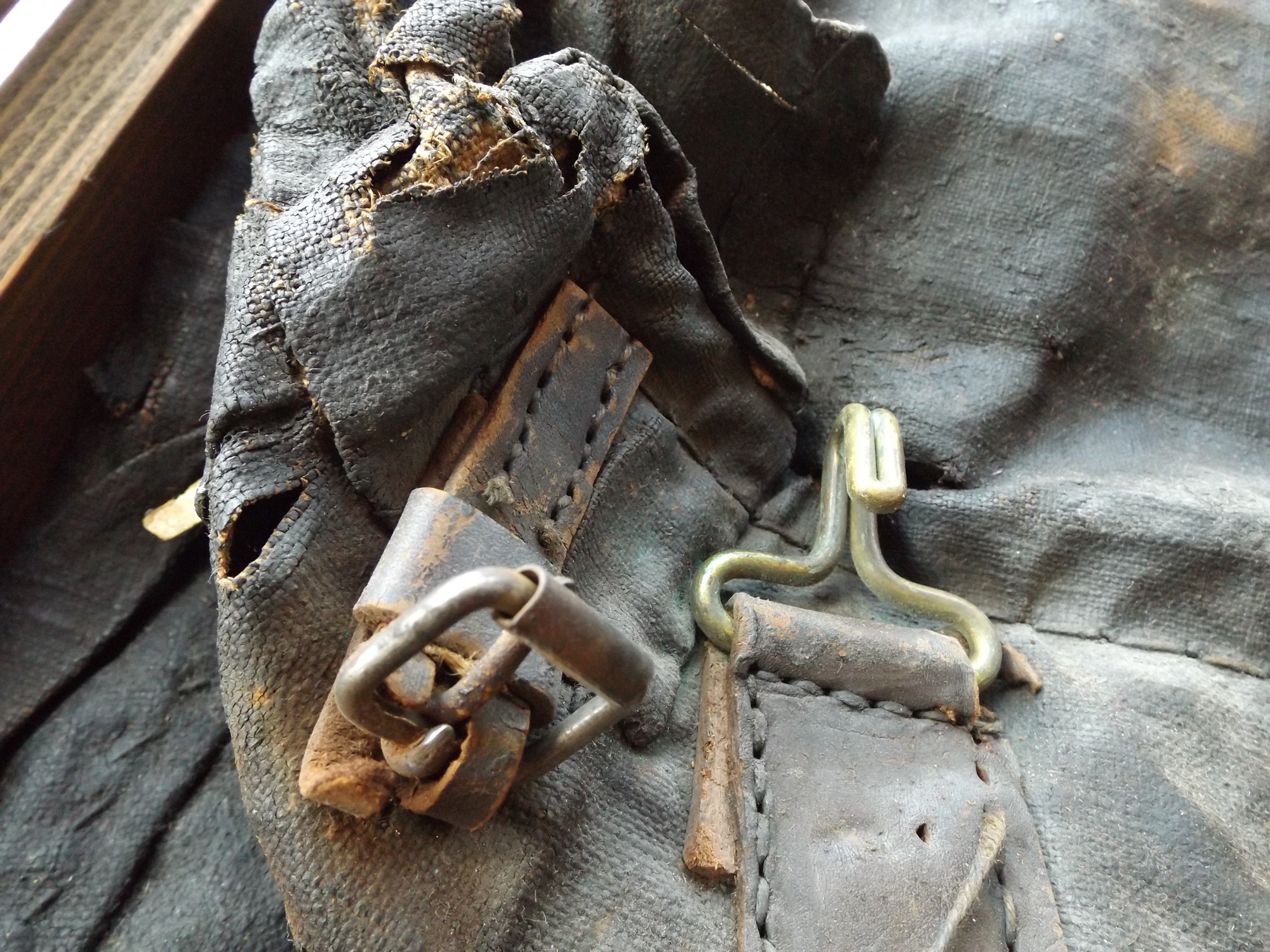 Civil War Tarred Canvas Knapsack, c. 1864