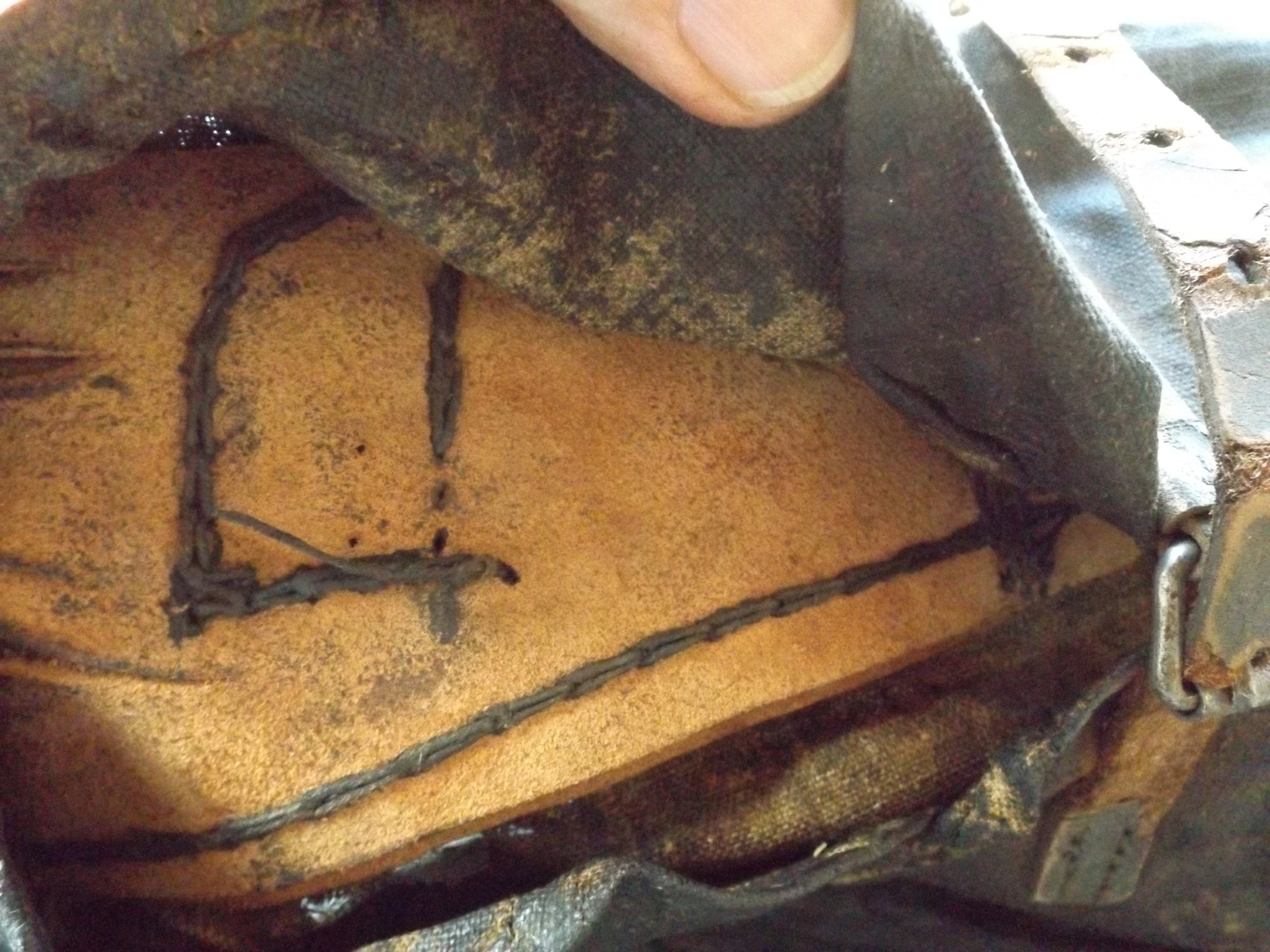 Civil War Tarred Canvas Knapsack, c. 1864