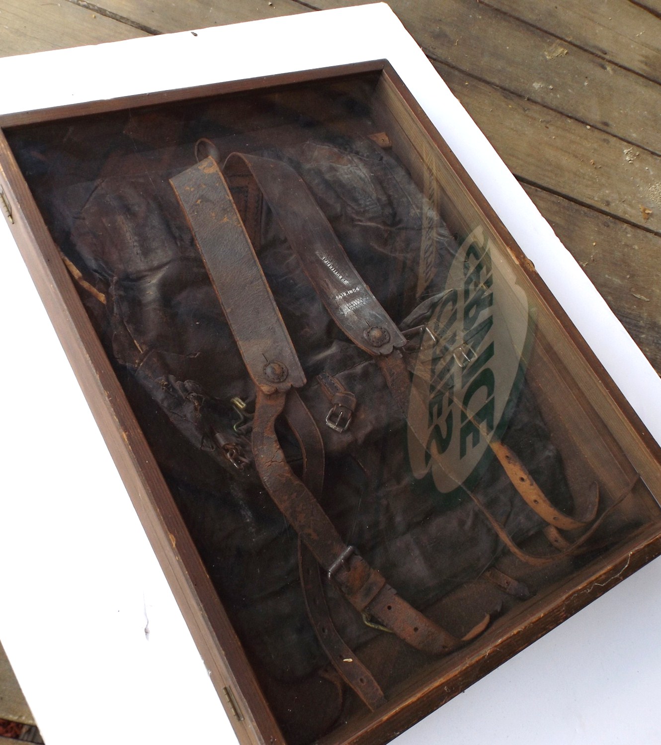 Civil War Tarred Canvas Knapsack, c. 1864