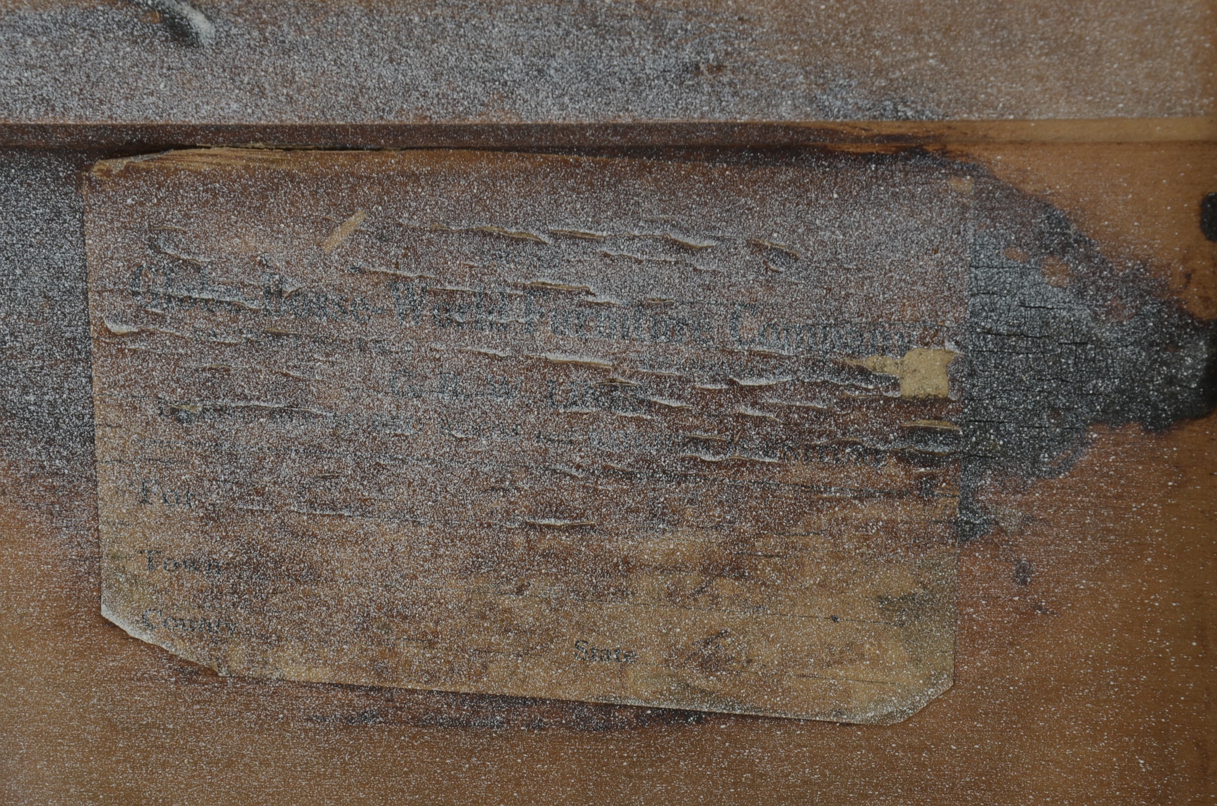 Vanity with Folding Mirror