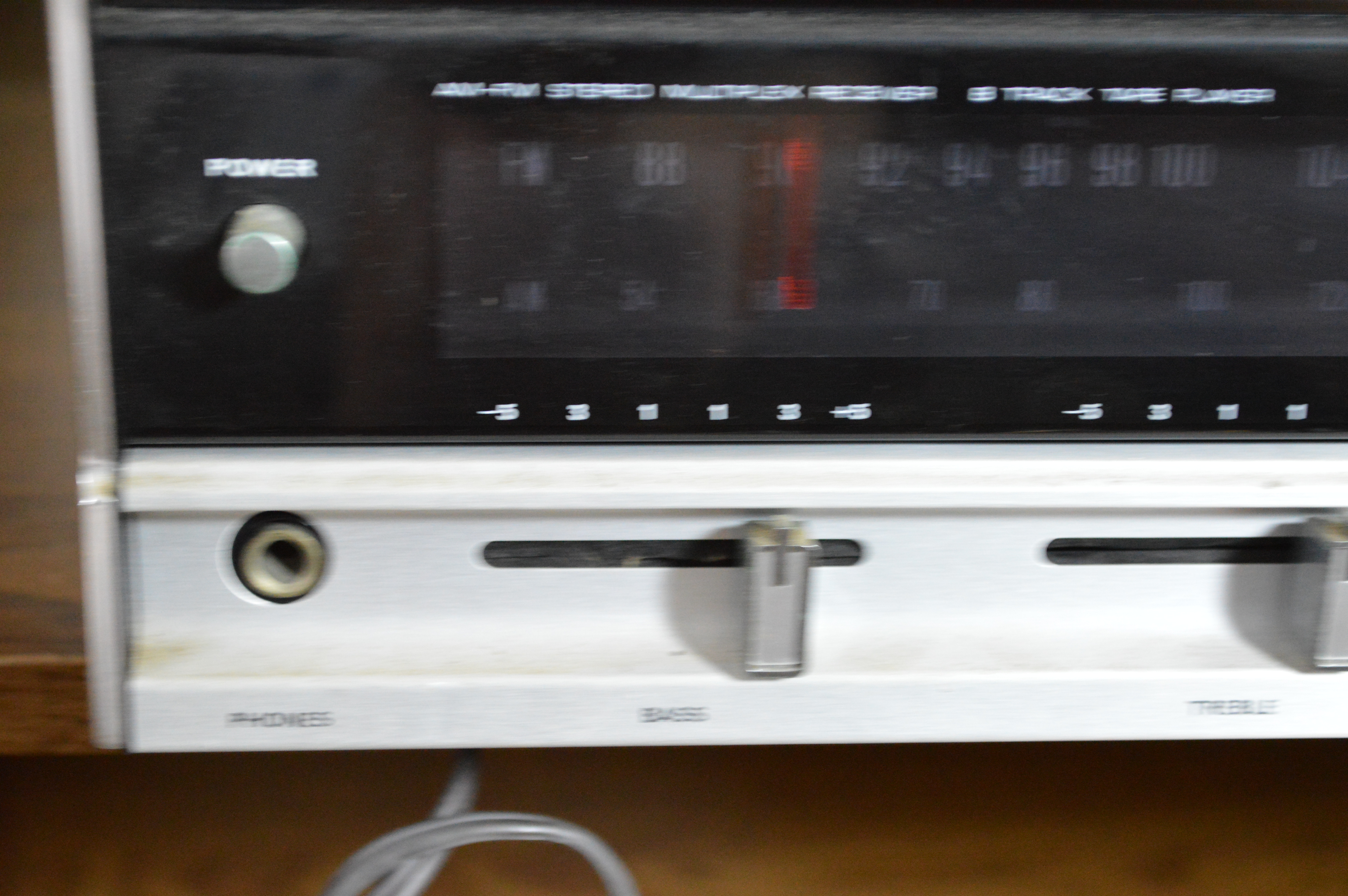 Vintage Lloyd's AM/FM Stereo, 8 Track Player, and Turntable