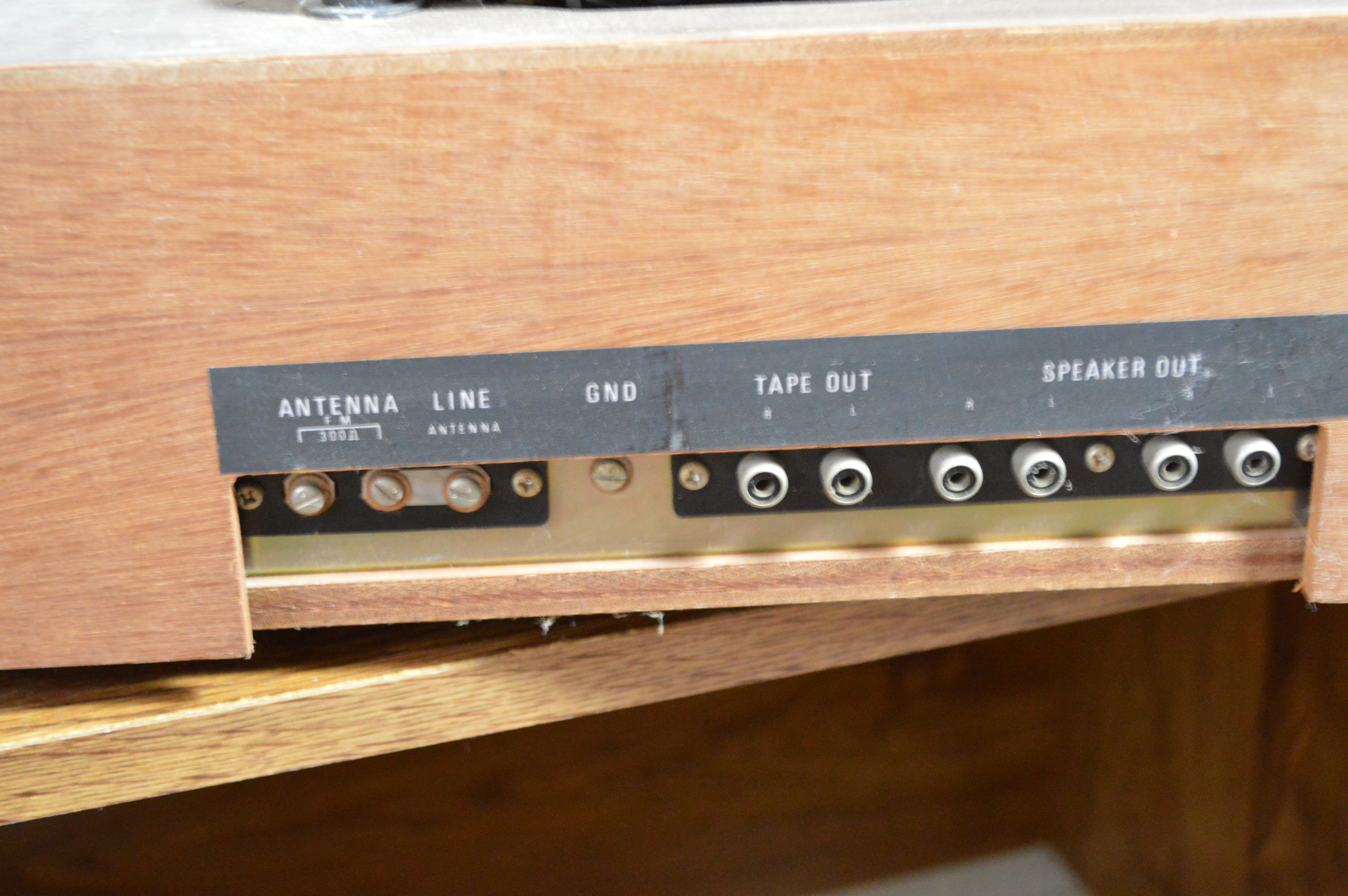 Vintage Lloyd's AM/FM Stereo, 8 Track Player, and Turntable