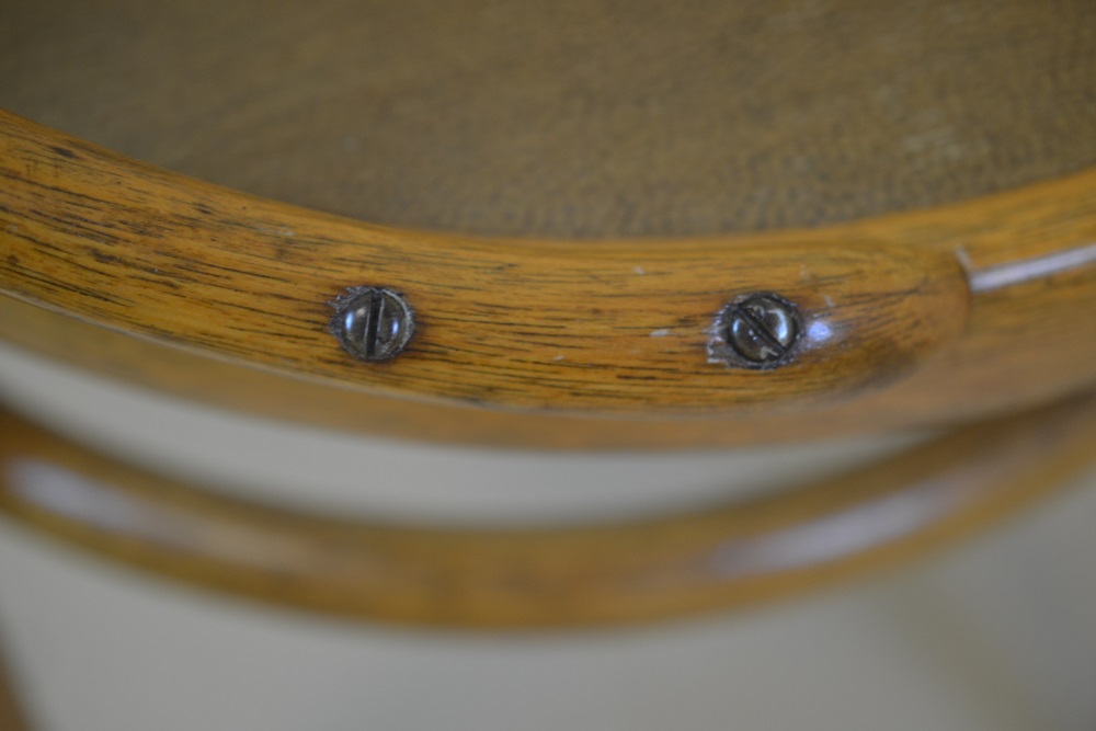 Four Vintage Bentwood Ice Cream Parlor  Chairs Circa 1940s