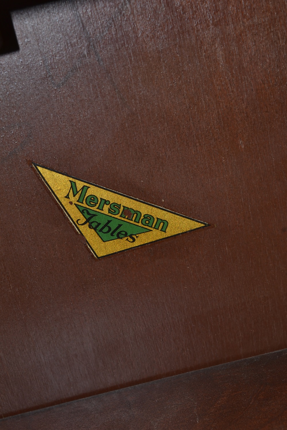 Vintage Mersman Mahogany Federal Style Flip Top Game Table