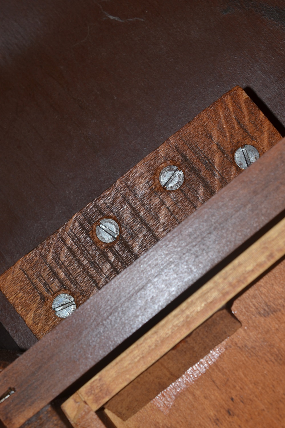 Vintage Mersman Mahogany Federal Style Flip Top Game Table