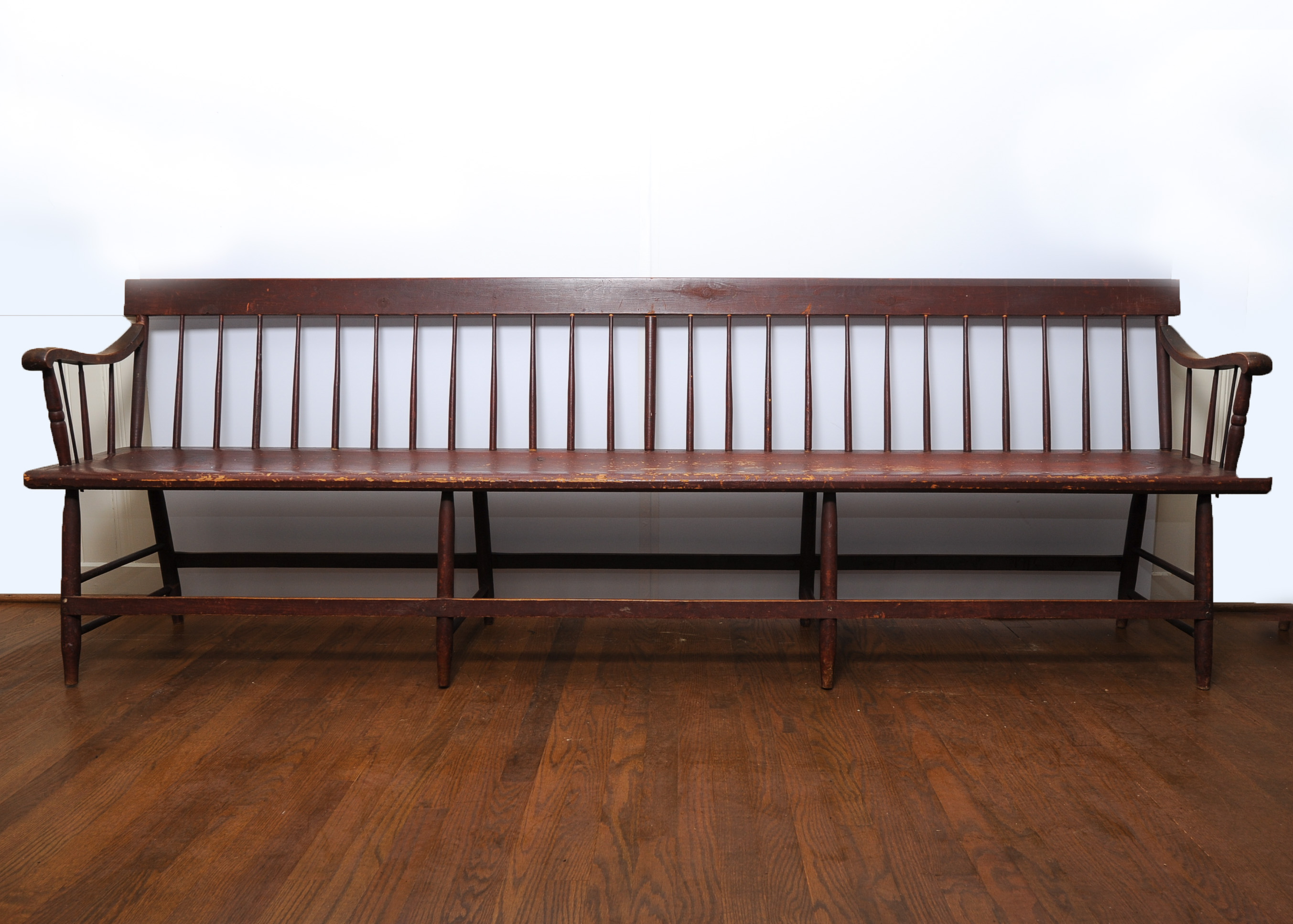 Extra Wide Antique Deacon's Bench