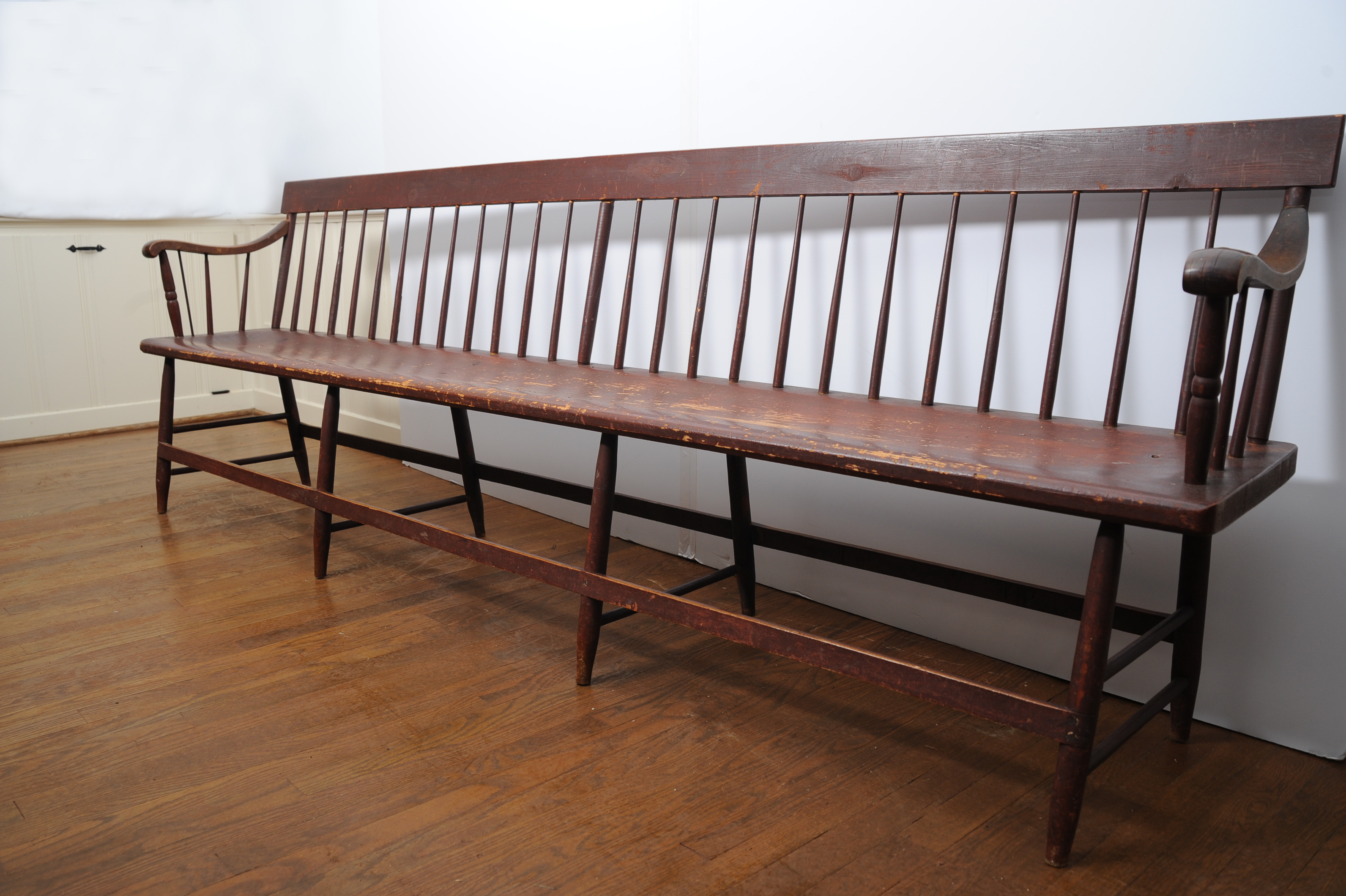 Extra Wide Antique Deacon's Bench