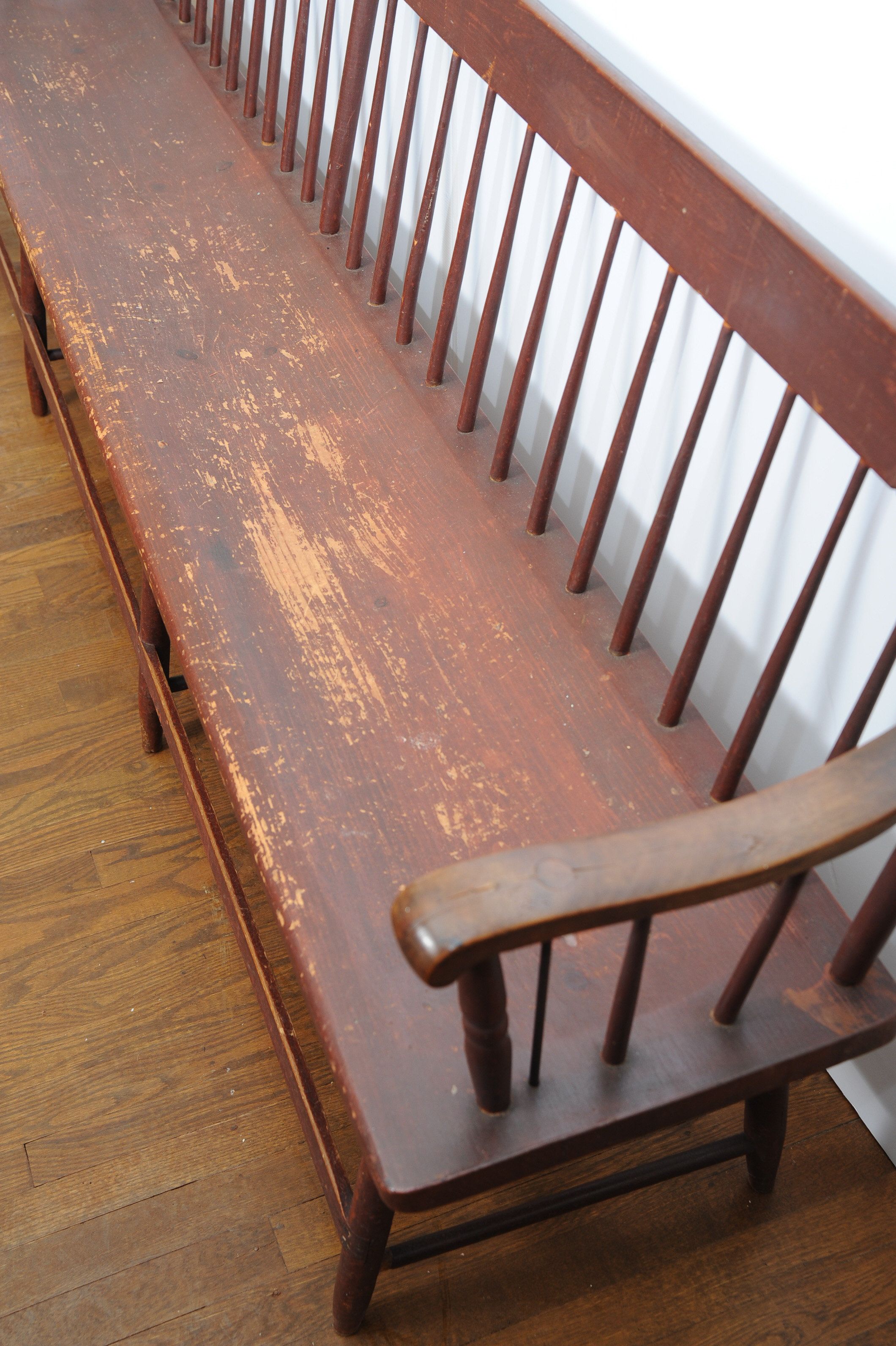 Extra Wide Antique Deacon's Bench